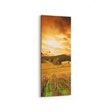 Olla 15960DI Günbatımı Görseli Dikey İnce Kanvas Tablo (Ölçü: 30X90)