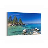 Olla 16621Y Kumsal / Sahil Görseli Yatay Kanvas Tablo (Ölçü: 90X60)