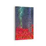 Olla 13561DD Doğa / Manzara Görseli Dikey Dar Kanvas Tablo (Ölçü: 40X80)