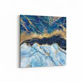 Olla 16674K Mermer Desen Görsel Kare Kanvas Tablo (Ölçü: 60X60)