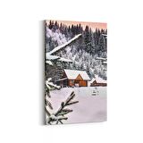 Olla 18368D Yapı Görseli Dikey Kanvas Tablo (Ölçü: 60X90)