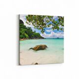 Olla 14051K Doğa / Manzara Görseli Kare Kanvas Tablo (Ölçü: 30X30)