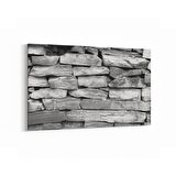 Olla 17464Y Taş / Tuğla Görseli Yatay Kanvas Tablo (Ölçü: 150X100)