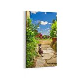 Olla 13459DD Doğa / Manzara Görseli Dikey Dar Kanvas Tablo (Ölçü: 30X60)