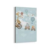Olla 12755D Çocuk Odası Görseli Dikey Kanvas Tablo (Ölçü: 80X120)