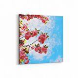 Olla 10468K Ağaç Görseli Kare Kanvas Tablo (Ölçü: 25X25)