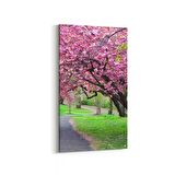 Olla 14265DD Doğa / Manzara Görseli Dikey Dar Kanvas Tablo (Ölçü: 40X80)