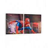 Olla 12787K2Y Çocuk Odası Görseli 2'li Yatay Kanvas Tablo (Ölçü: 145X70)