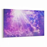 Olla 15625Y Gökyüzü Bulut Görseli  Yatay Kanvas Tablo (Ölçü: 45X30)