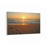 Olla 16351Y Kumsal / Sahil Görseli Yatay Kanvas Tablo (Ölçü: 150X100)