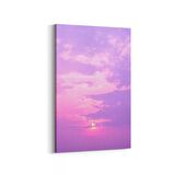 Olla 15996D Günbatımı Görseli Dikey Kanvas Tablo (Ölçü: 100X150)