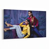 Olla 16885Y Model / Manken Görseli Yatay Kanvas Tablo (Ölçü: 70X50)