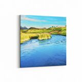 Olla 13498K Doğa / Manzara Görseli Kare Kanvas Tablo (Ölçü: 60X60)