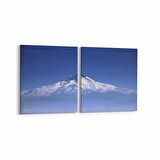 Olla 13939K2Y Doğa / Manzara Görseli Kare 2'li Yatay Kanvas Tablo (Ölçü: 145X70)