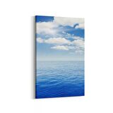 Olla 16386D Kumsal / Sahil Görseli Dikey Kanvas Tablo (Ölçü: 100X150)