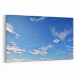 Olla 15664Y Gökyüzü Bulut Görseli  Yatay Kanvas Tablo (Ölçü: 90X60)