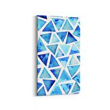 Olla 10357DD Abstract Görsel Dikey Dar Kanvas Tablo (Ölçü: 30X60)