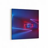 Olla 10423K Abstract Tünel Görsel Kare Kanvas Tablo (Ölçü: 25X25)