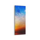 Olla 15967DI Günbatımı Görseli Dikey İnce Kanvas Tablo (Ölçü: 30X90)