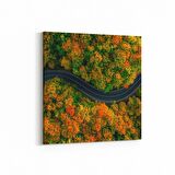 Olla 14467K Doğa / Manzara Görseli Kare Kanvas Tablo (Ölçü: 25X25)