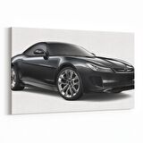 Olla 12296Y Araç Görseli Yatay Kanvas Tablo (Ölçü: 90X60)