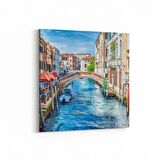 Olla 17956K Yapı Görseli Kare Kanvas Tablo (Ölçü: 30X30)