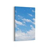 Olla 15413D Gökyüzü Bulut Görseli  Dikey Kanvas Tablo (Ölçü: 20X30)