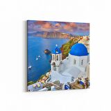 Olla 17881K Yapı Görseli Kare Kanvas Tablo (Ölçü: 100X100)