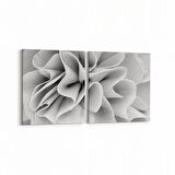 Olla 10199K2Y Abstract Görsel Kare 2'li Yatay Kanvas Tablo (Ölçü: 105X50)