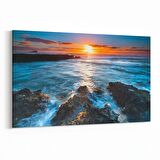Olla 16051Y Günbatımı Görseli Yatay Kanvas Tablo (Ölçü: 90X60)