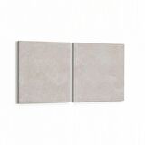 Olla 16702K2Y Mermer Desen Görsel Kare 2'li Yatay Kanvas Tablo (Ölçü: 85X40)