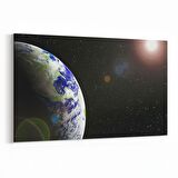 Olla 14856Y Gece Gökyüzü Görseli Yatay Kanvas Tablo (Ölçü: 30X20)