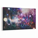 Olla 14864Y Gece Gökyüzü Görseli Yatay Kanvas Tablo (Ölçü: 30X20)