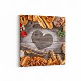 Olla 15172K Gıda Görseli Kare Kanvas Tablo (Ölçü: 25X25)