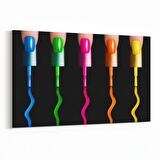 Olla 16312Y Kuaför / Berber Görseli Yatay Kanvas Tablo (Ölçü: 45X30)