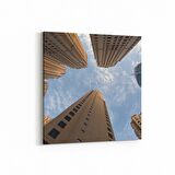 Olla 18967K Yapı Görseli Kare Kanvas Tablo (Ölçü: 30X30)