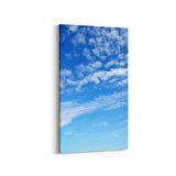 Olla 15468DD Gökyüzü Bulut Görseli  Dikey Dar Kanvas Tablo (Ölçü: 60X120)