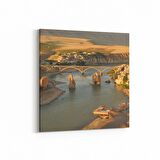 Olla 18818K4 Yapı Görseli Kare 4'lü Kanvas Tablo (Ölçü: 125X125)