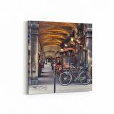 Olla 18402K Yapı Görseli Kare Kanvas Tablo (Ölçü: 30X30)