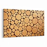 Olla 11995Y Ahşap Desen Görseli Yatay Kanvas Tablo (Ölçü: 150X100)