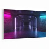 Olla 10428Y Abstract Tünel Görsel Yatay Kanvas Tablo (Ölçü: 150X100)