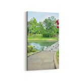 Olla 14019DD Doğa / Manzara Görseli Dikey Dar Kanvas Tablo (Ölçü: 30X60)