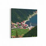 Olla 18192K Yapı Görseli Kare Kanvas Tablo (Ölçü: 25X25)