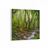 Olla 14431K Doğa / Manzara Görseli Kare Kanvas Tablo (Ölçü: 30X30)