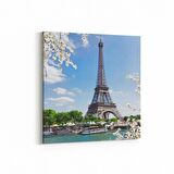 Olla 18554K Yapı Görseli Kare Kanvas Tablo (Ölçü: 60X60)