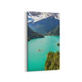 Olla 13415DD Doğa / Manzara Görseli Dikey Dar Kanvas Tablo (Ölçü: 60X120)