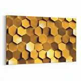 Olla 10031Y Abstract 3 Boyut Görsel Yatay Kanvas Tablo (Ölçü: 70X50)