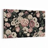 Olla 11771Y Çiçek Görseli Yatay Kanvas Tablo (Ölçü: 120X80)