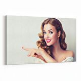 Olla 16945Y Model / Manken Görseli Yatay Kanvas Tablo (Ölçü: 30X20)