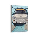 Olla 12226D Araç Görseli Dikey Kanvas Tablo (Ölçü: 60X90)